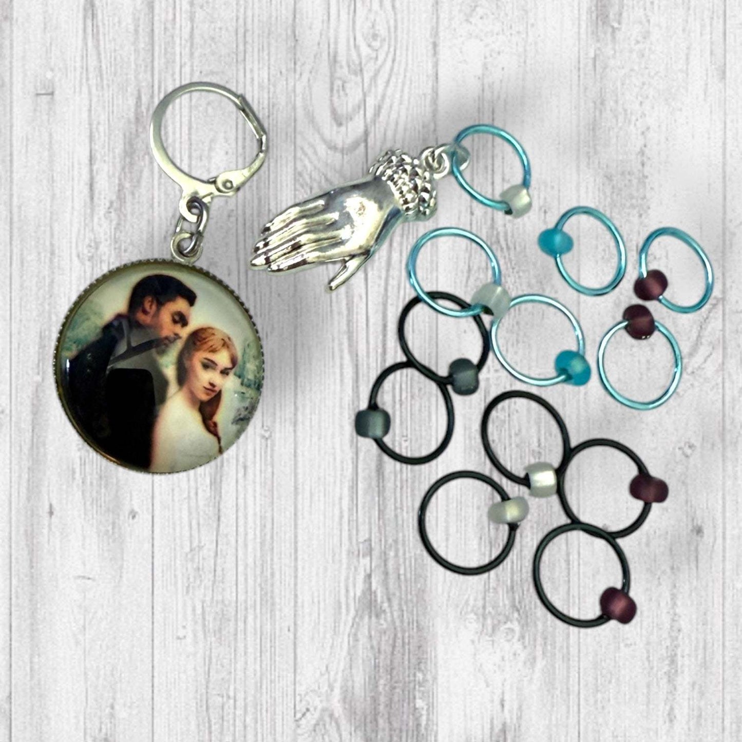 To Meet a Beautiful Woman Progress and Stitch Markers