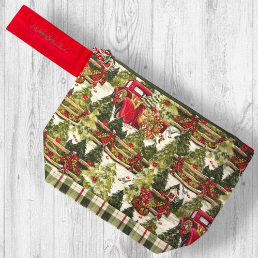 Snowy Pines Pickup Project Bag