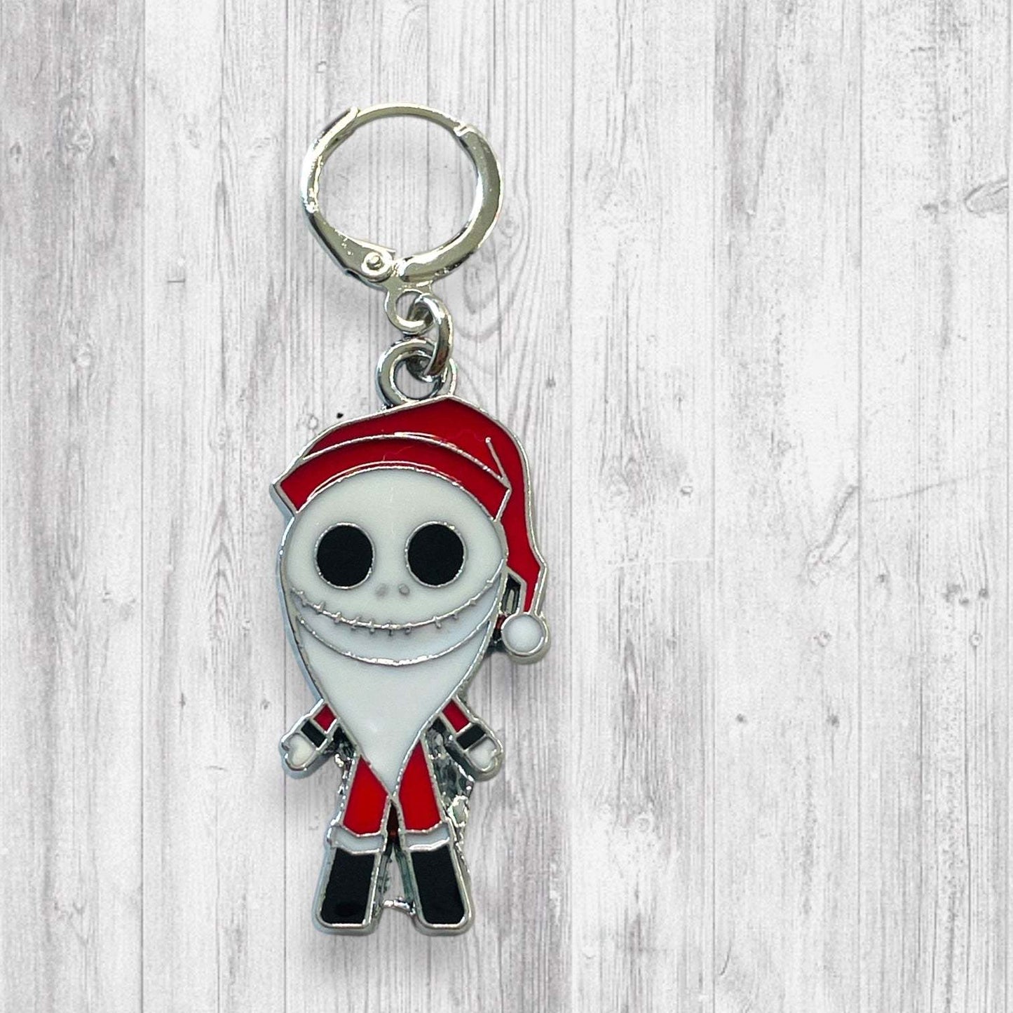 Santa Jack and Jack-o-lantern Progress and stitch markers - AdoreKnit