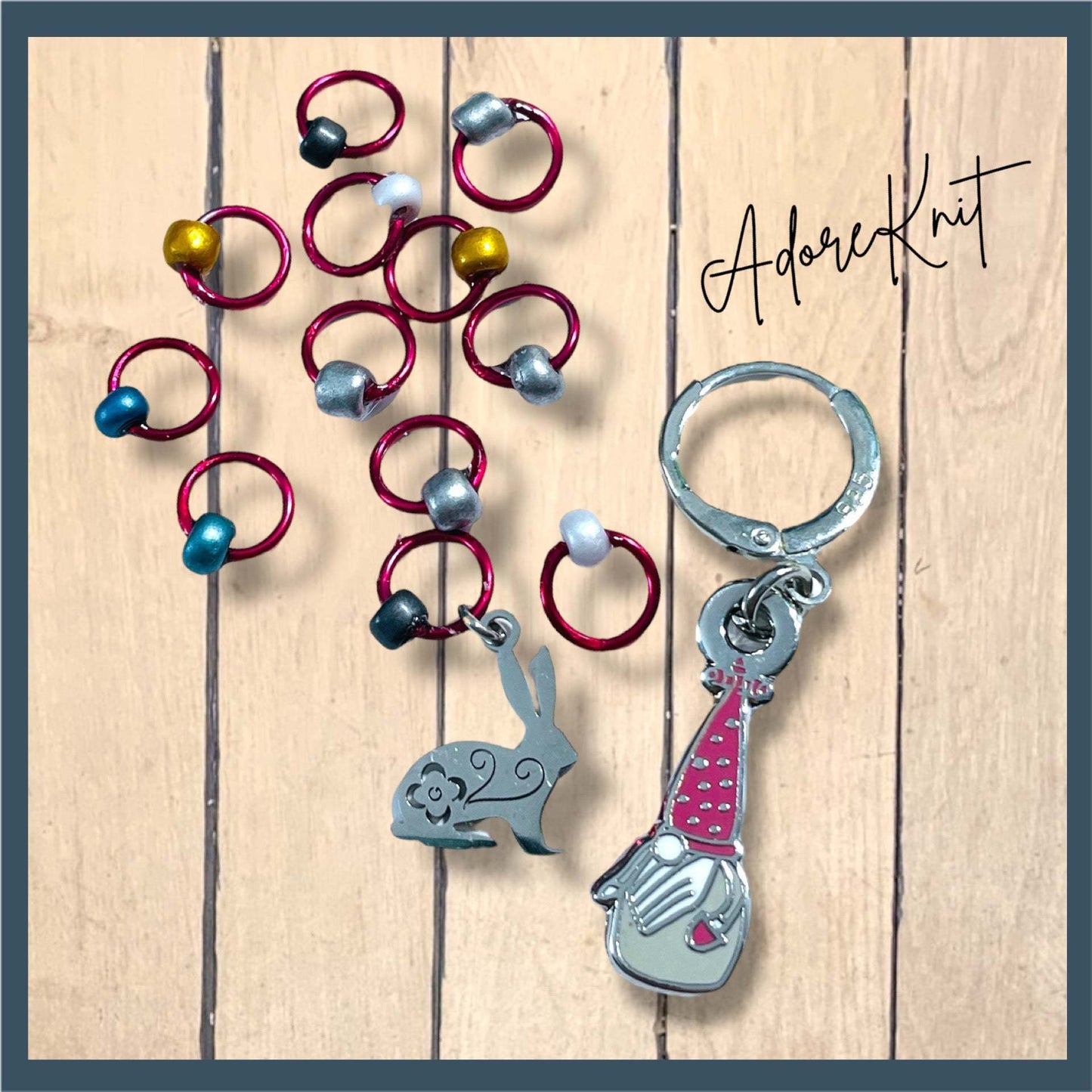 2025 Gnectar Gnome Progress and Stitch Markers for Imagined Landscapes