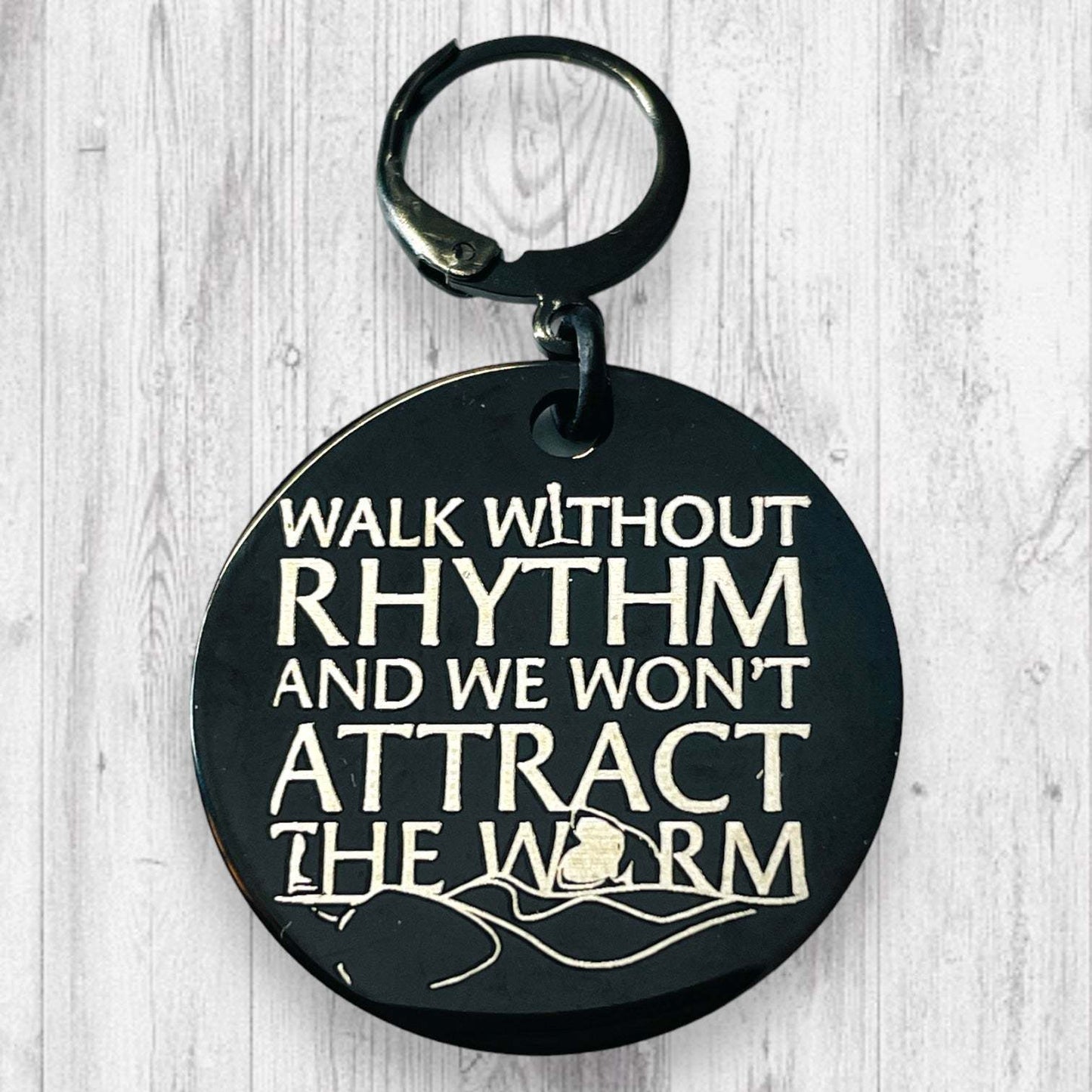 Walk Without Rhythm Progress and Stitch Markers - AdoreKnit
