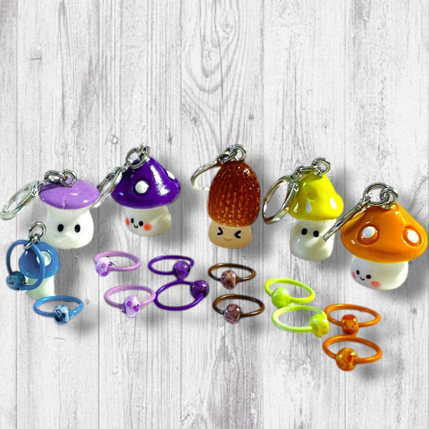 Mushroom Madness Progress Marker Set