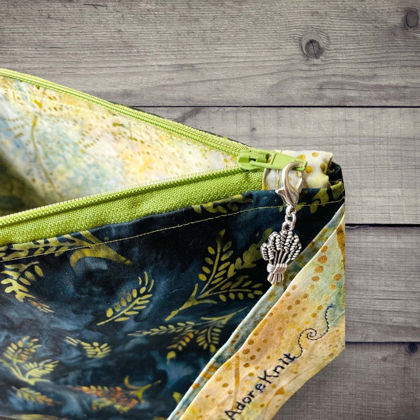 2023 Pigskin Party Fall Wheat Harvest Project Bag - AdoreKnit