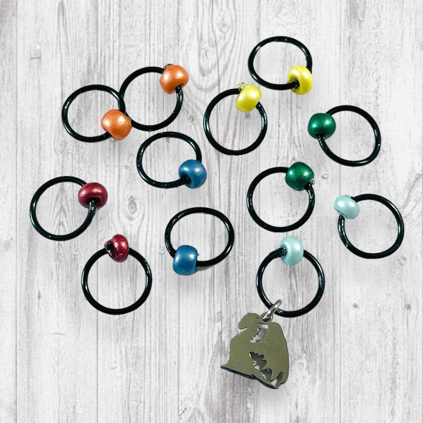 A Rider Without Their Dragon is Dead Progress and Stitch Markers