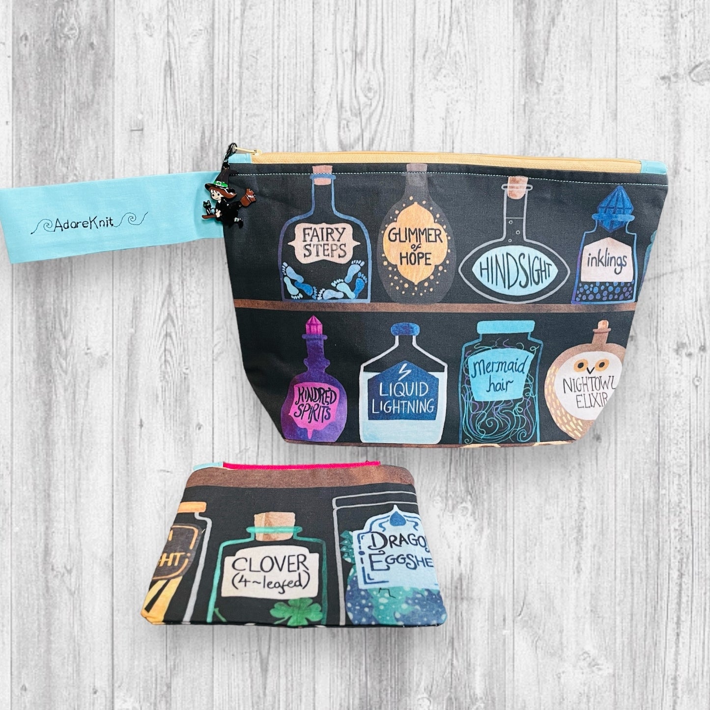The Witch's Shelf Project Bag - AdoreKnit