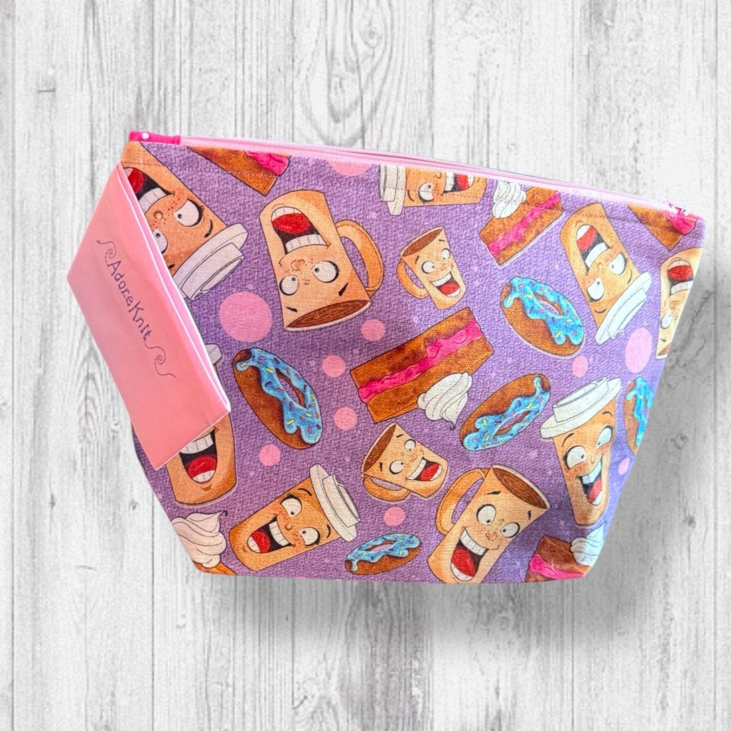 Caffeinated Cuties Project Bag