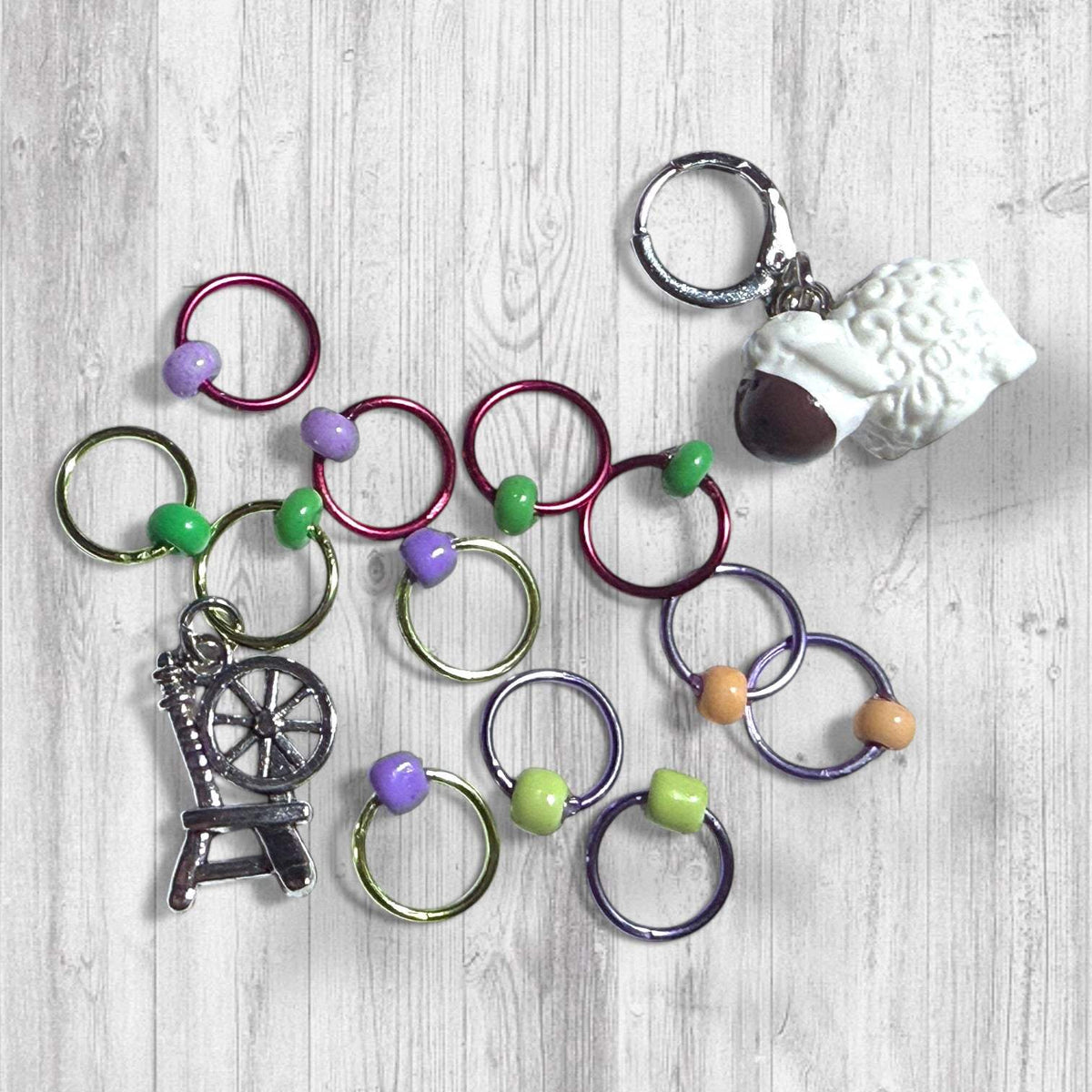 Ewe Made This Happen Progress and Stitch Markers