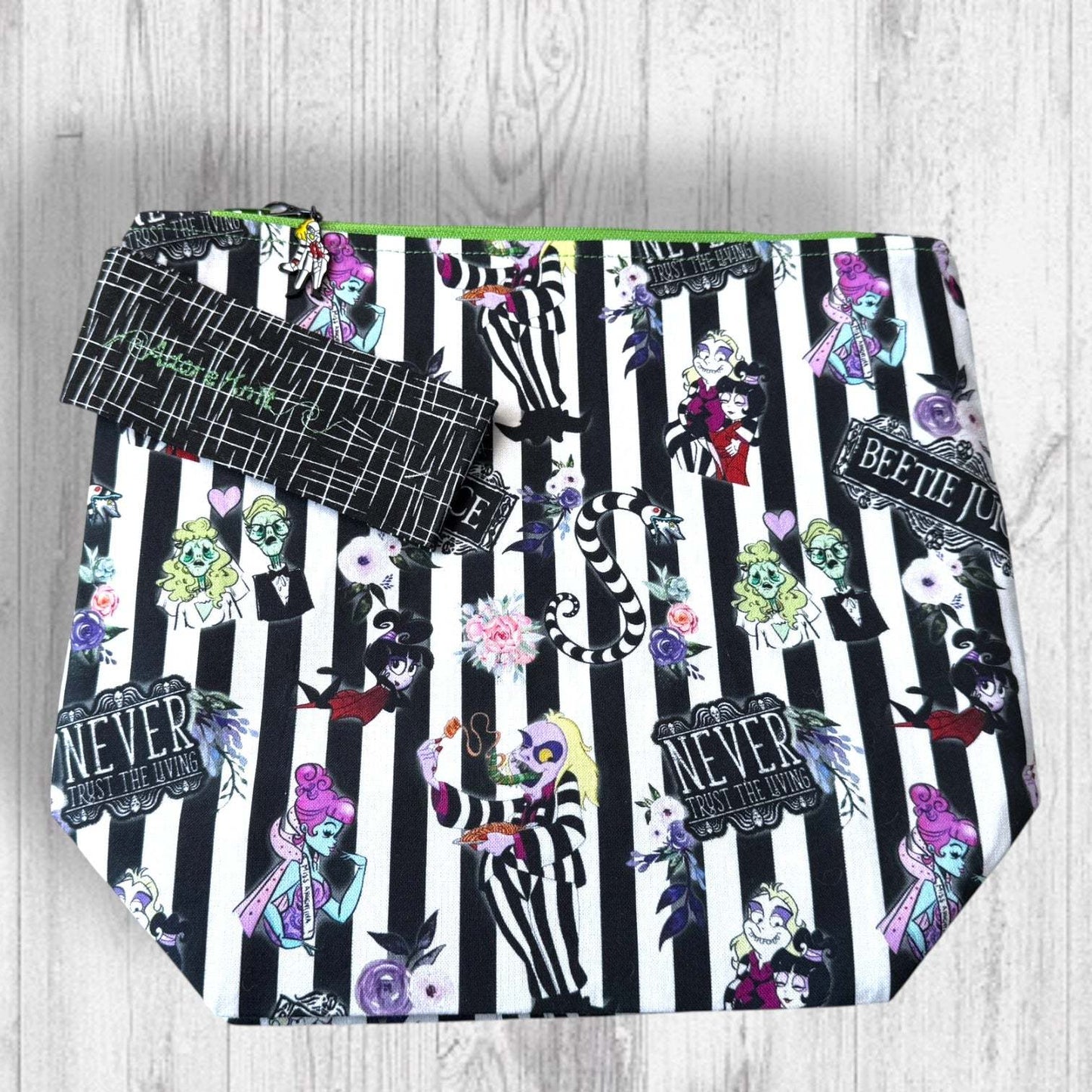 Beetlejuice Stripes Project Bag