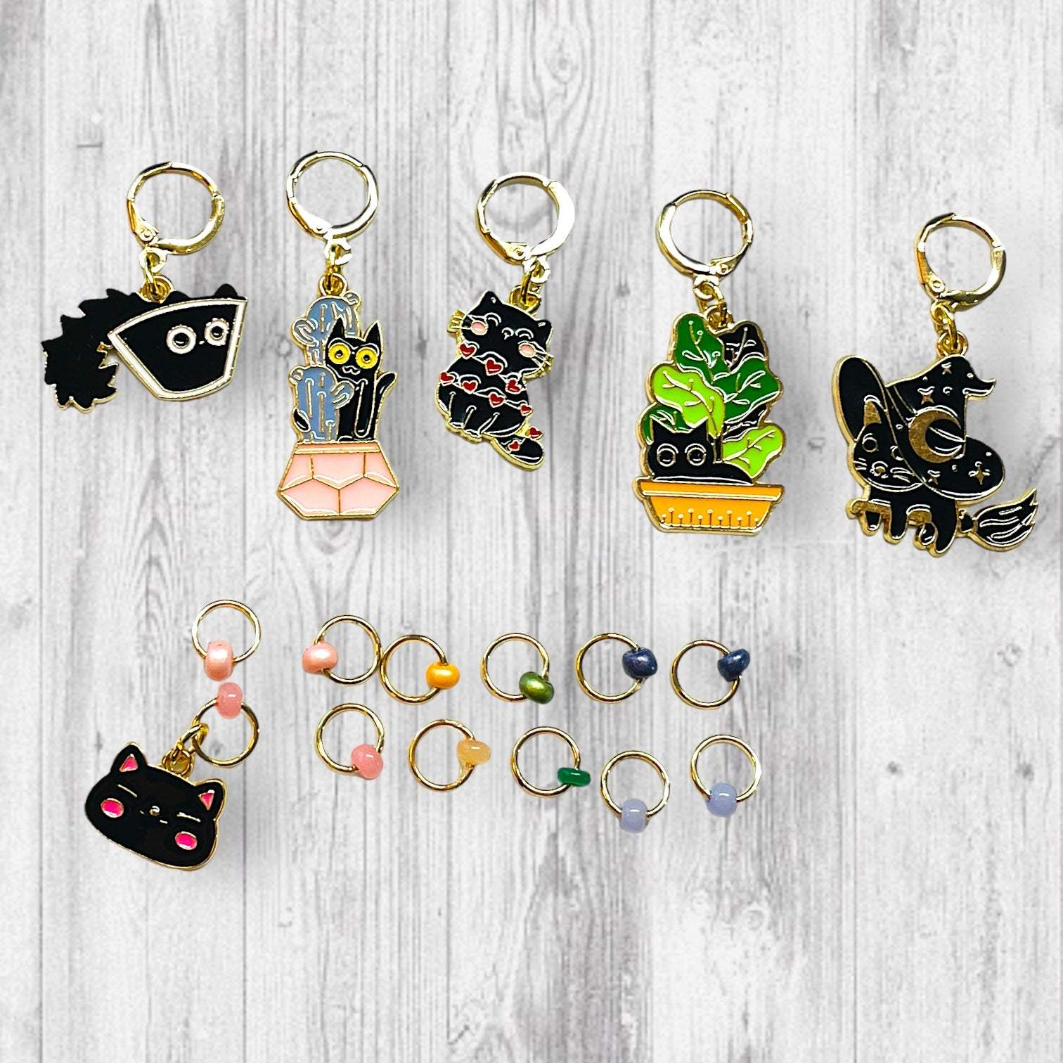 Turbulent Black Cat!!!! Progress Marker Set - AdoreKnit