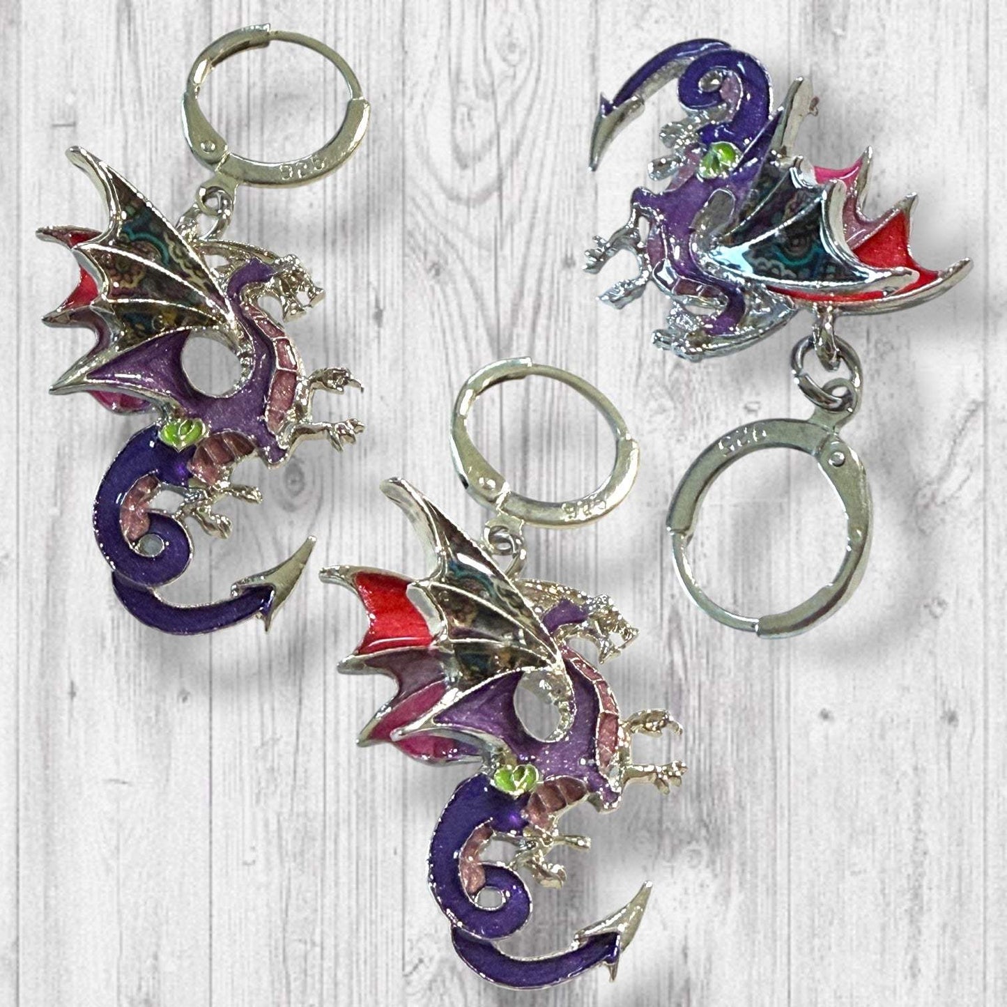 You Don't Have To Believe In Dragons Progress and Stitch Markers
