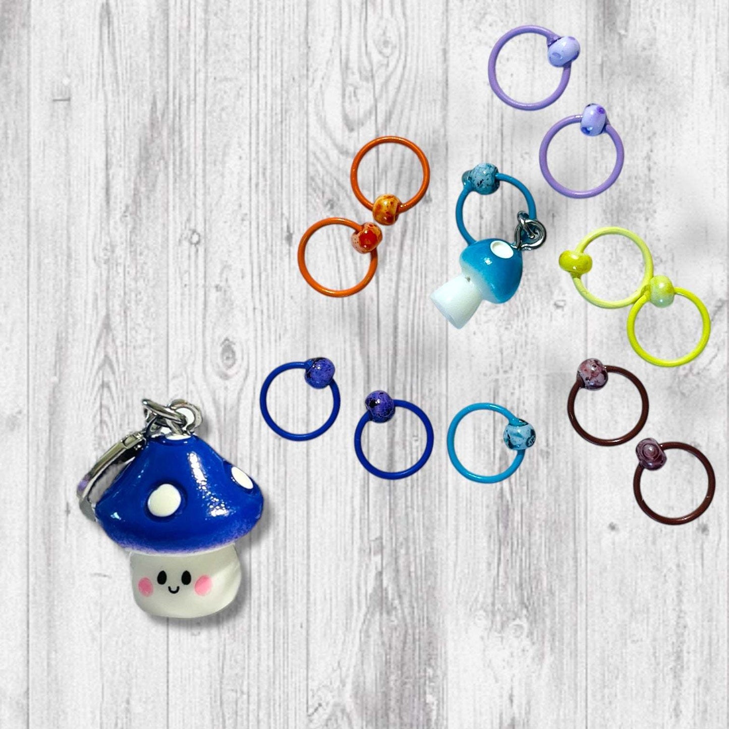 Mushroom Madness Progress Marker Set