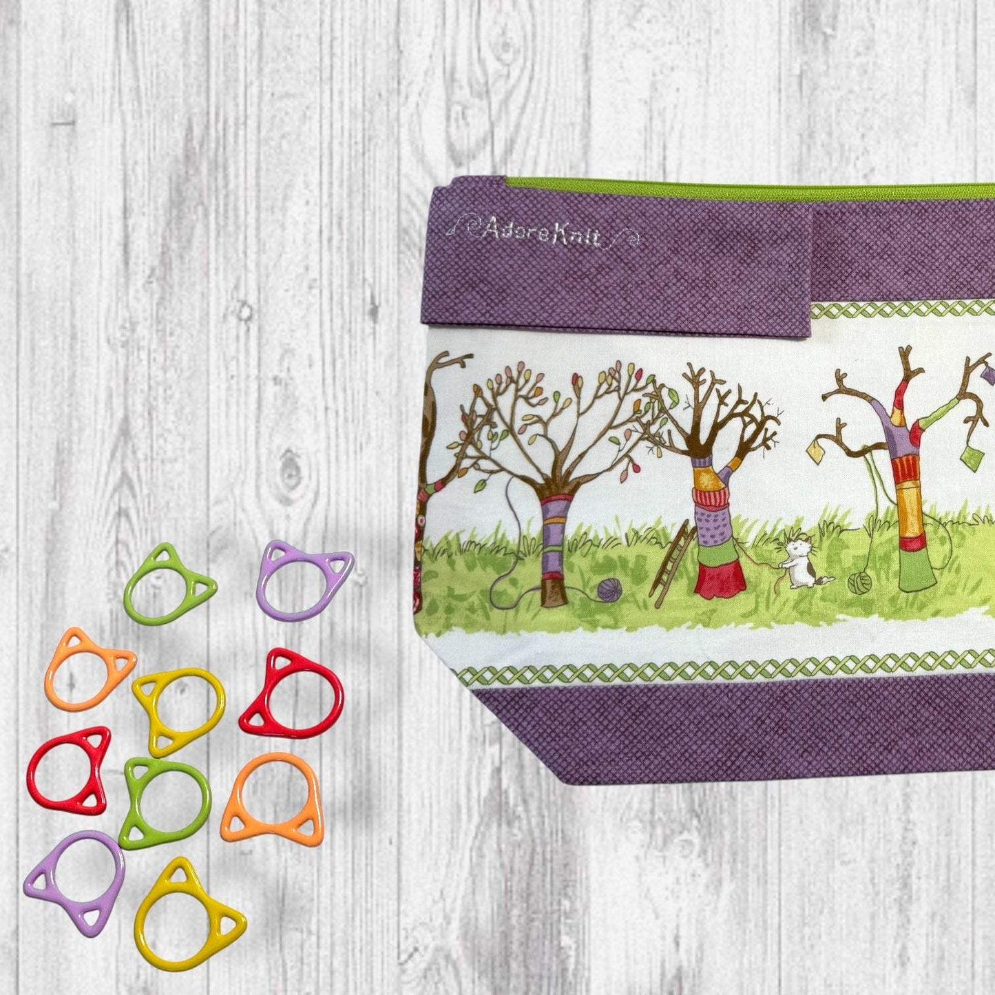 Tree Meowgicians Project Bag