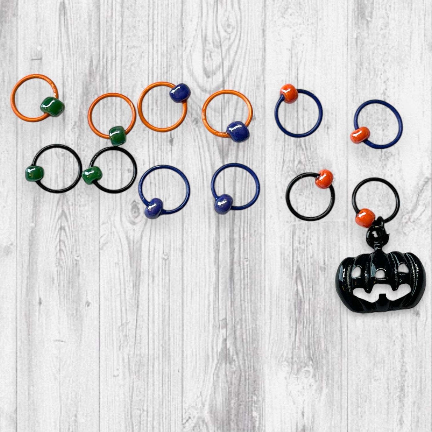 Most Sincere Pumpkin Patch Progress and Stitch Markers