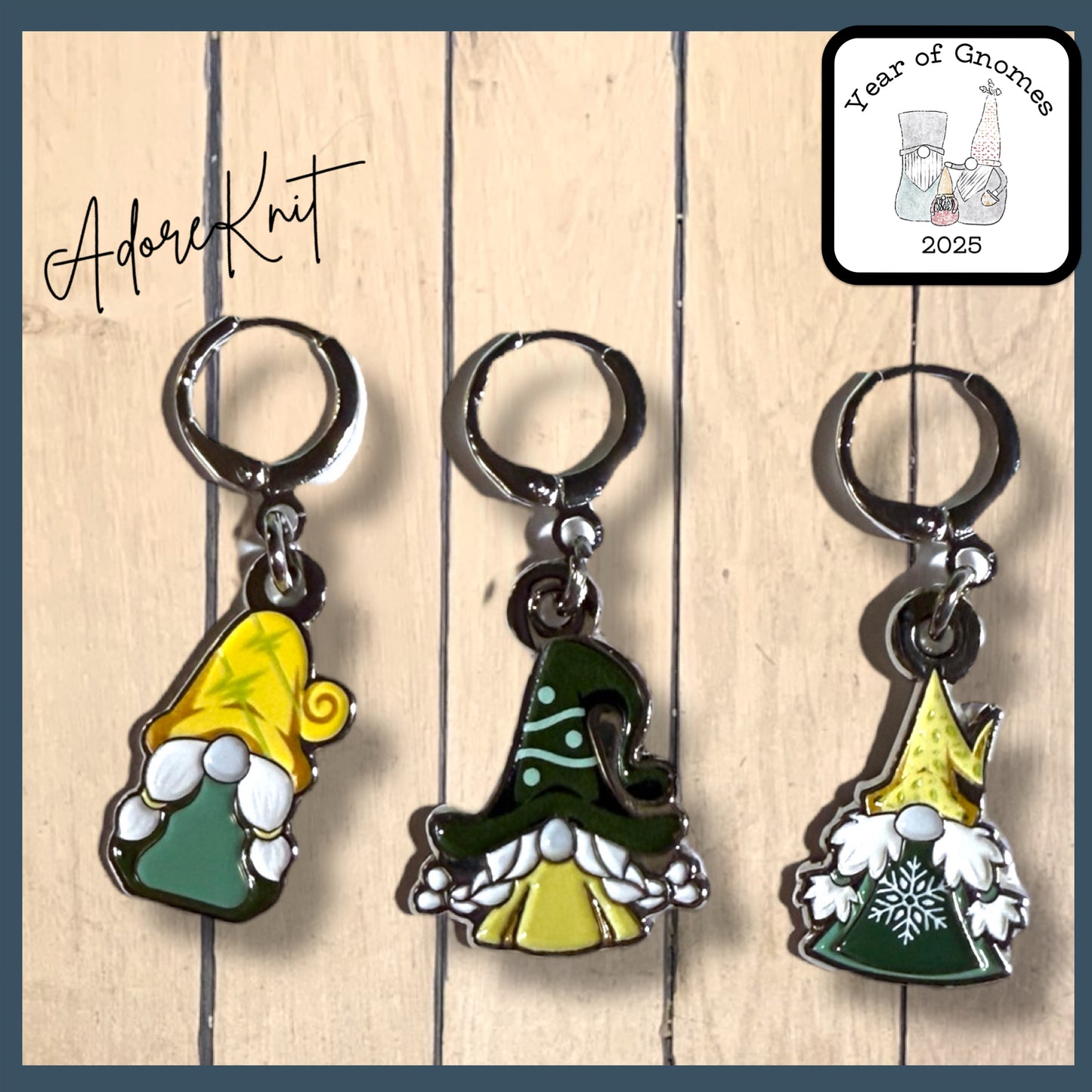 2025 Gnomeleaf Gathering Girls Progress & Stitch Marker Sets for Imagined Landscapes