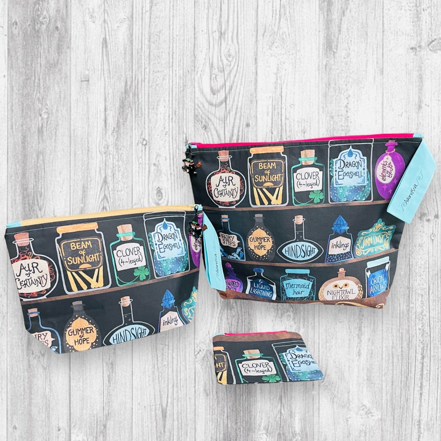 The Witch's Shelf Project Bag - AdoreKnit