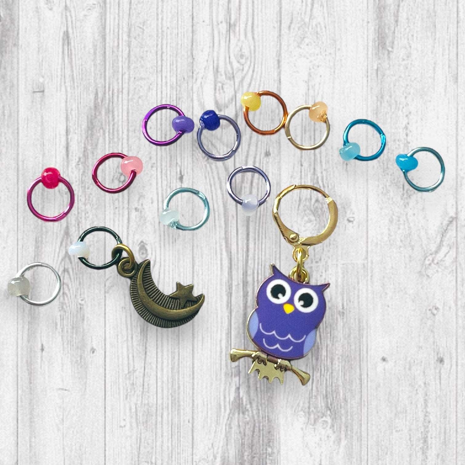 You are Hootiful! Progress Marker Set - AdoreKnit