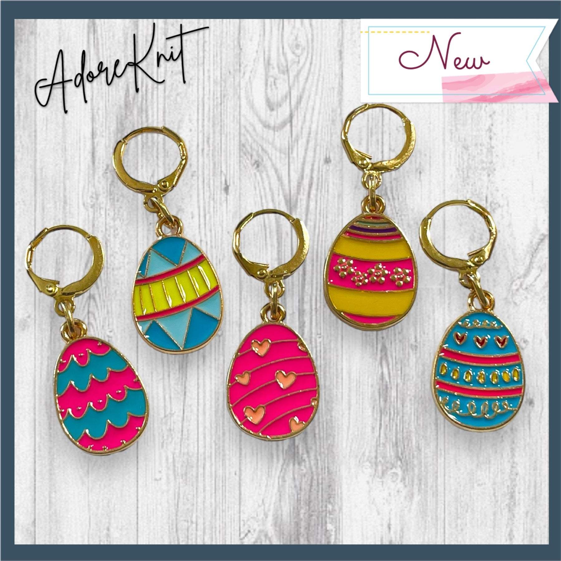 Scramble!  It's Egg Hunt Time! Progress Marker Set - AdoreKnit