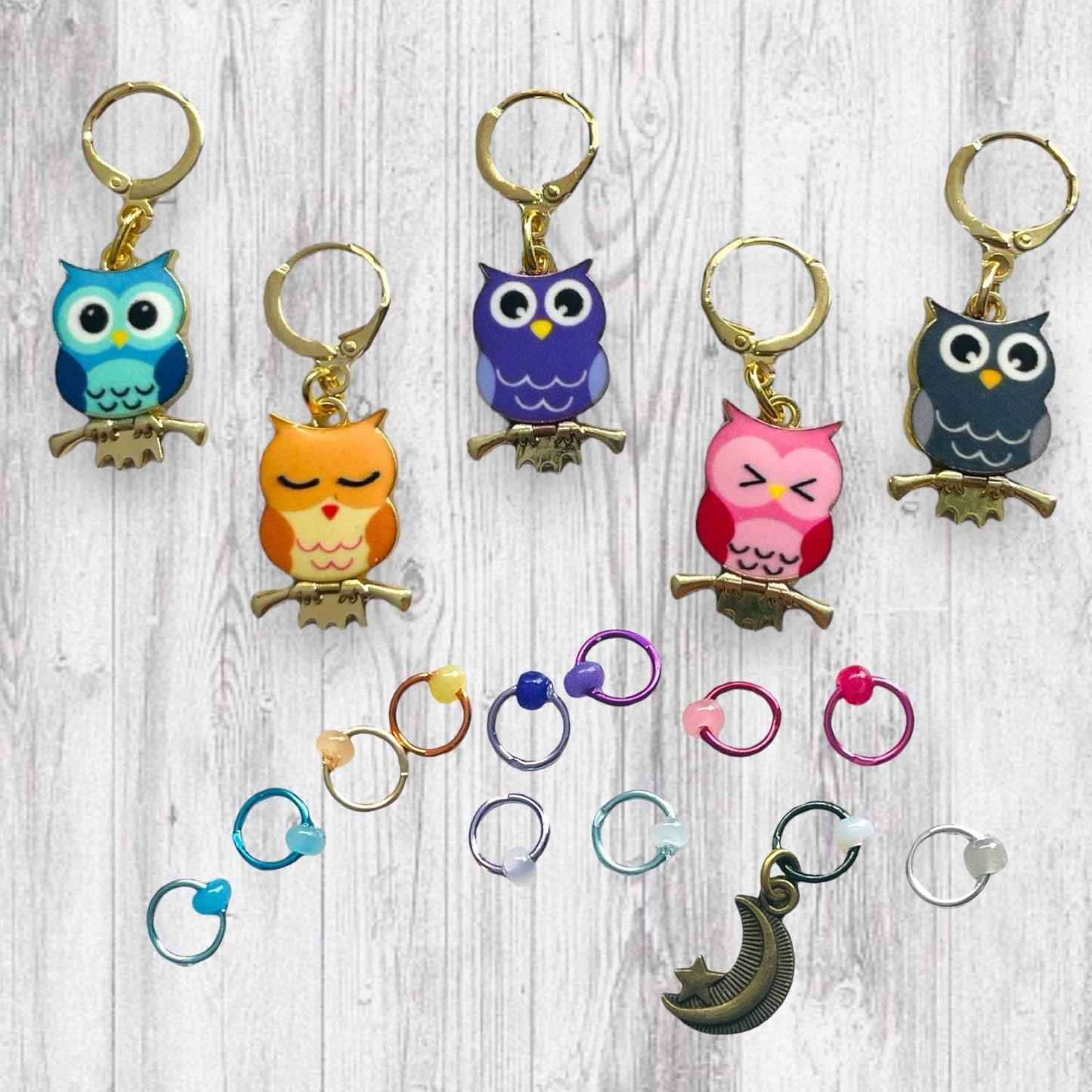 You are Hootiful! Progress Marker Set - AdoreKnit