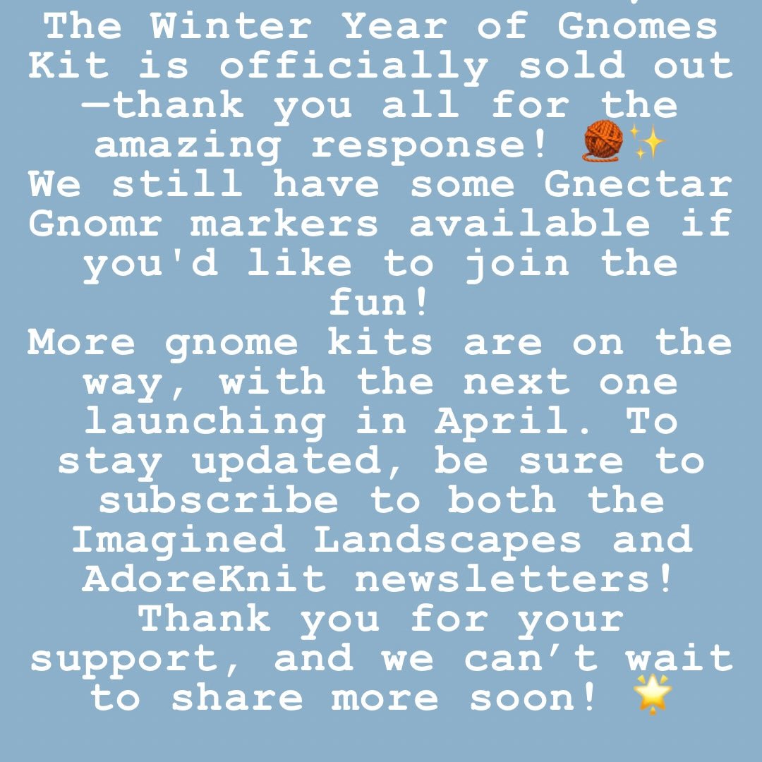 2025 Kits for Imagined Landscapes COMING SOON!