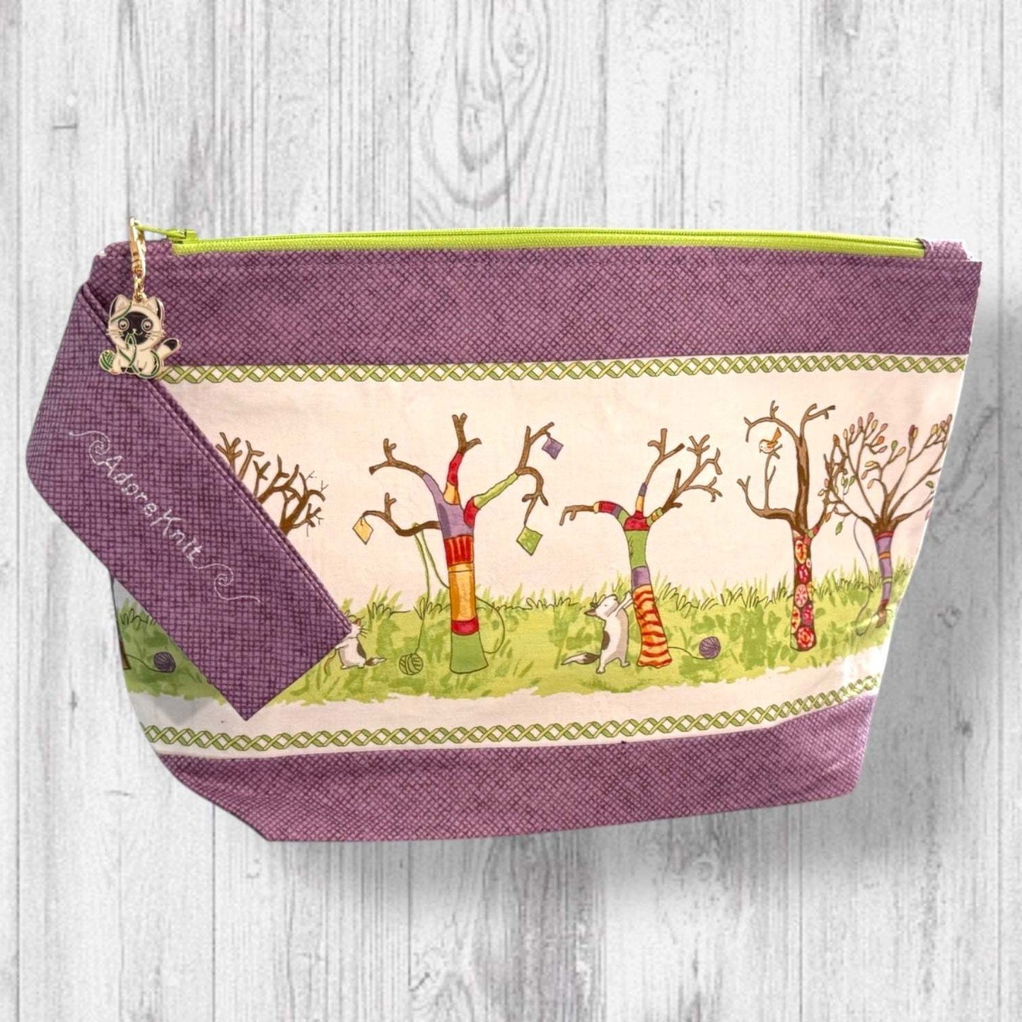 Tree Meowgicians Project Bag