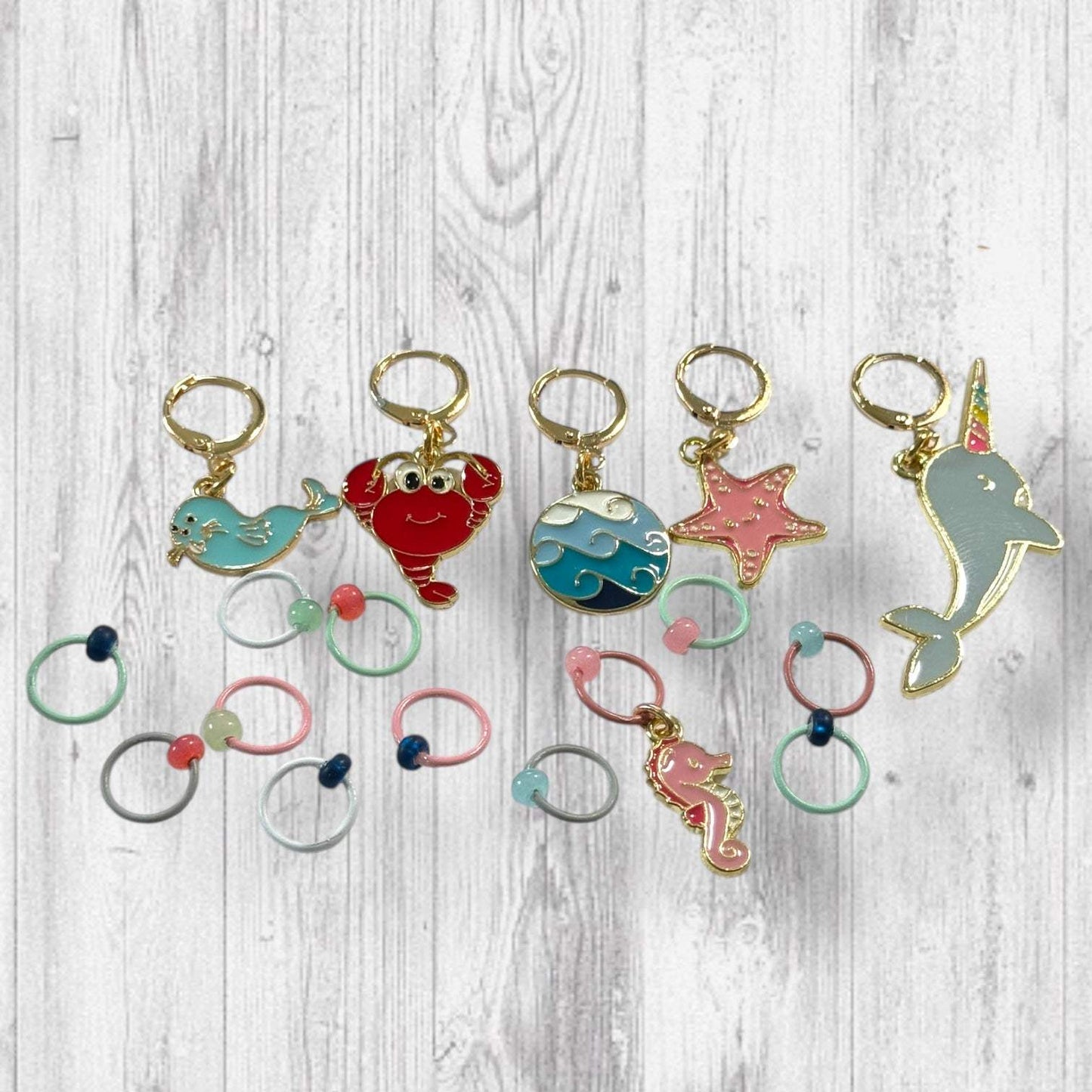 A Drift of Ocean Friends Progress Marker Set