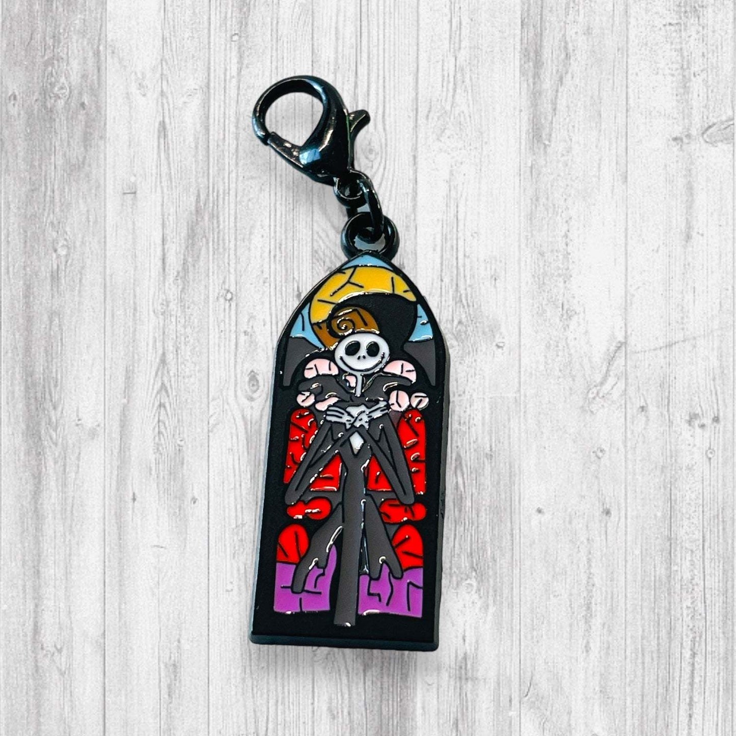 This is Halloween Progress and stitch markers - AdoreKnit