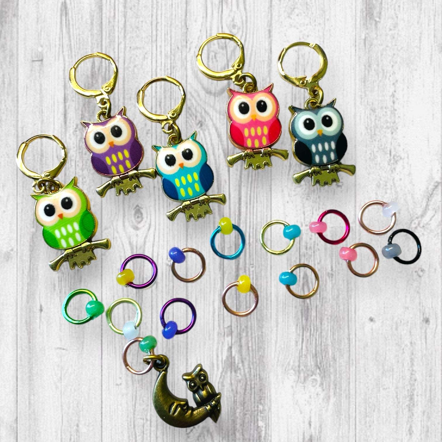 Owl I Do Is Win! Progress Marker Set - AdoreKnit