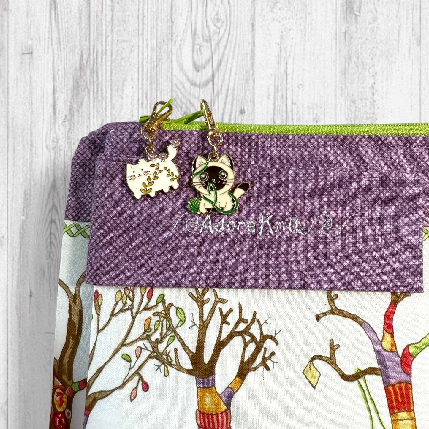 Tree Meowgicians Project Bag
