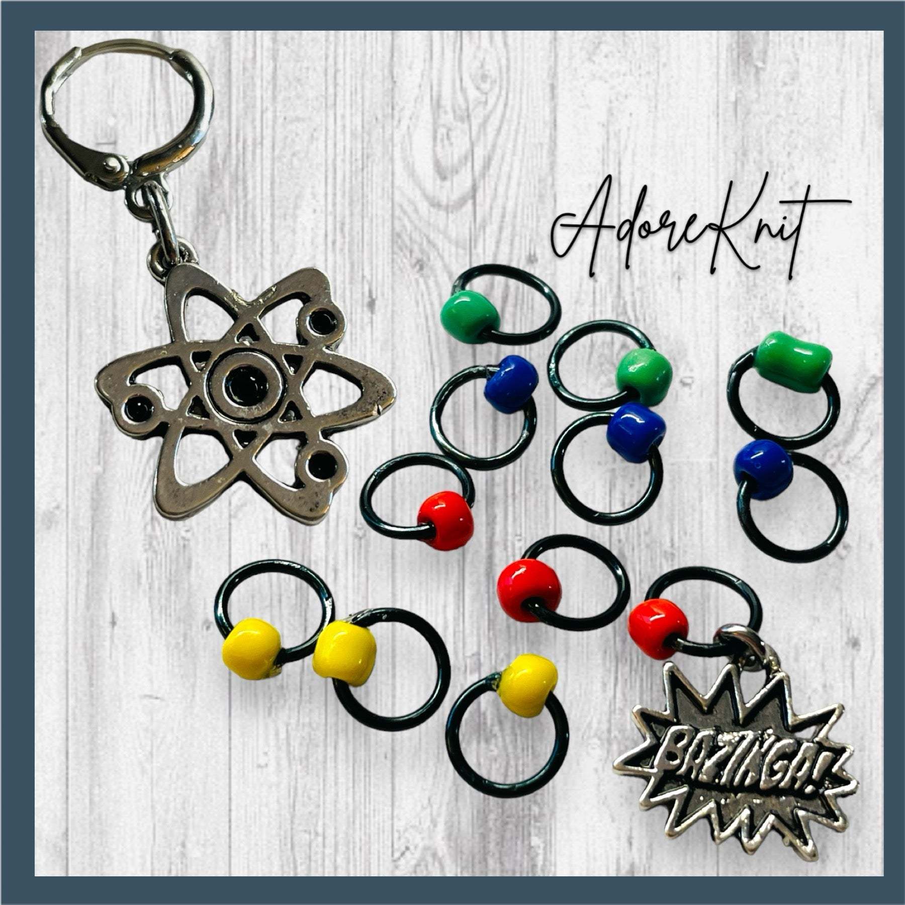 Ball Pit Bazinga! Progress and Stitch Markers - AdoreKnit