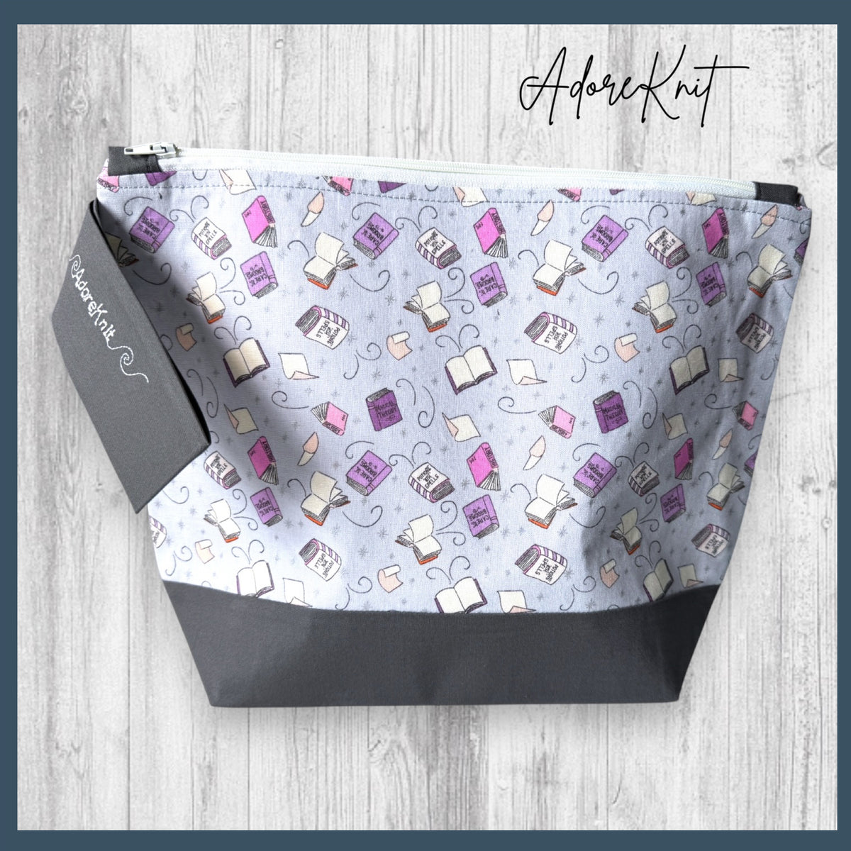 The Witching Hour Curriculum: Required Reading Knitting Project Bag | AdoreKnit