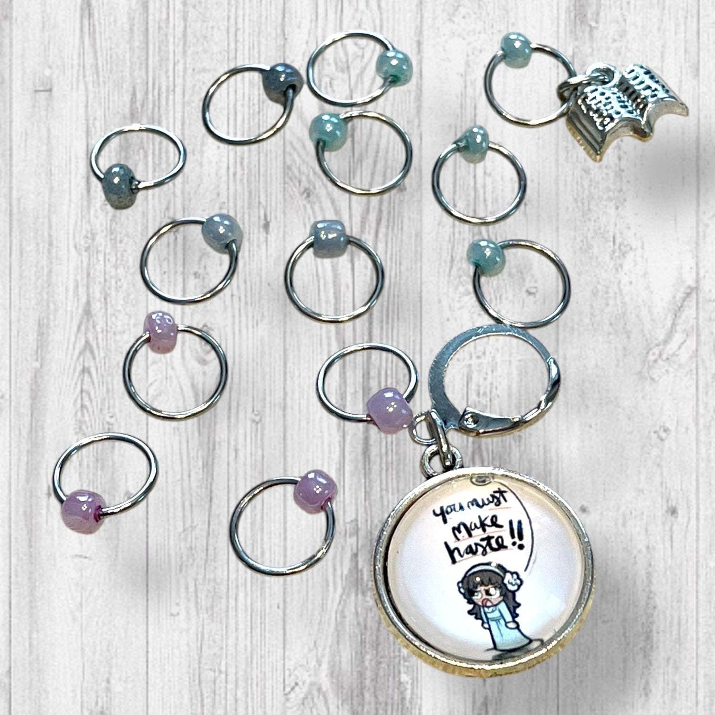 You Must Make Haste Progress and Stitch Markers