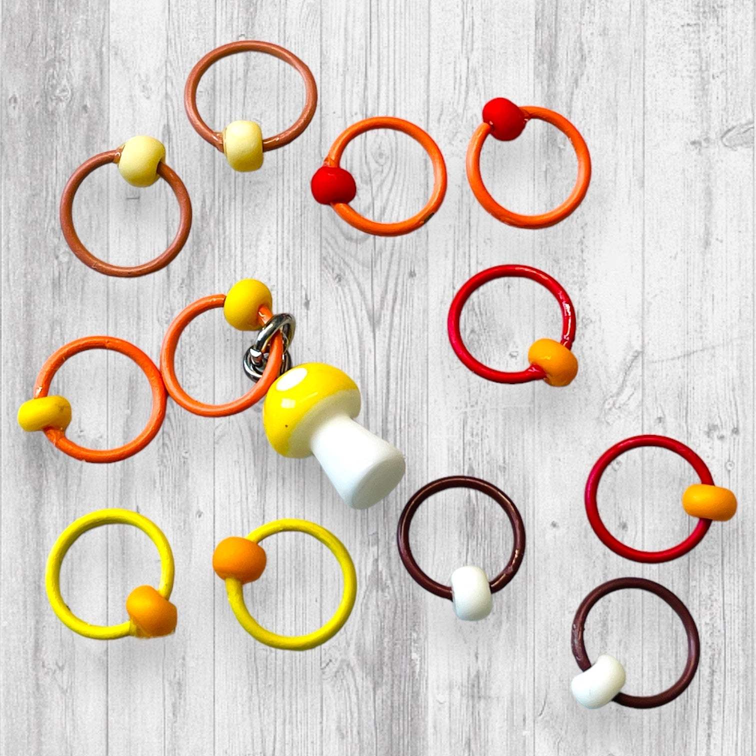 Turkey Trot Like It's Hot! Progress and Stitch Markers - AdoreKnit