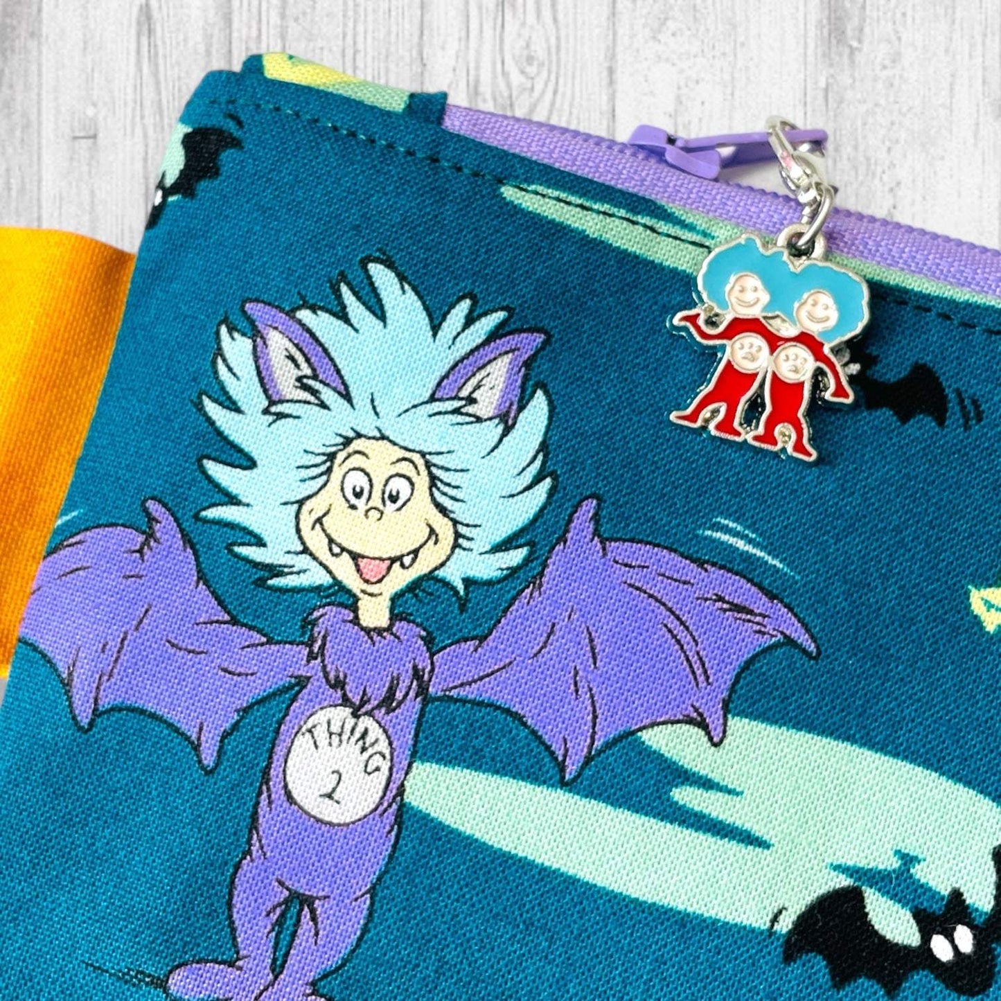Dr. Seuss Things Project BagAdoreKnitDr. Seuss Things Project Bag! Part of our 2024 Dr. Seuss inspired collection, this is the first of two project bag designs available. Check out the other bag and alSeuss Things Project Bag