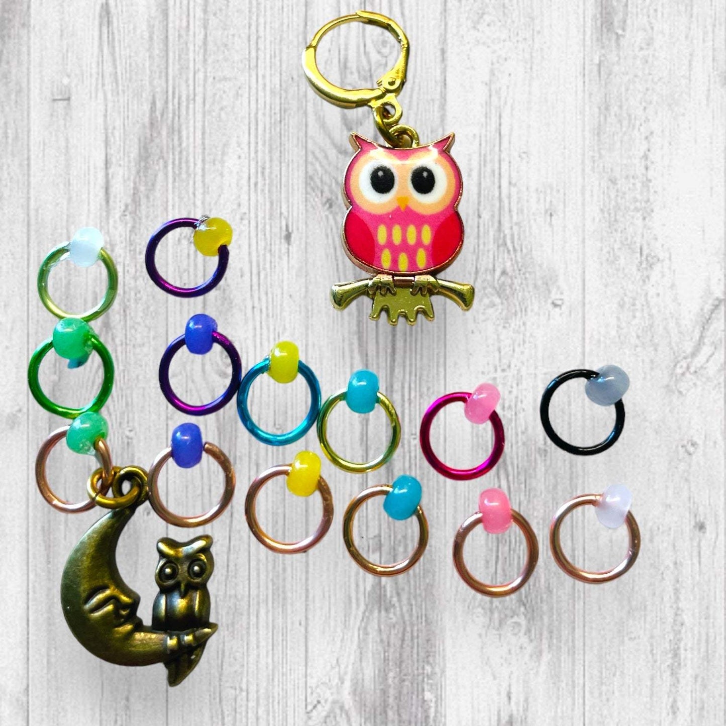 Owl I Do Is Win! Progress Marker Set - AdoreKnit