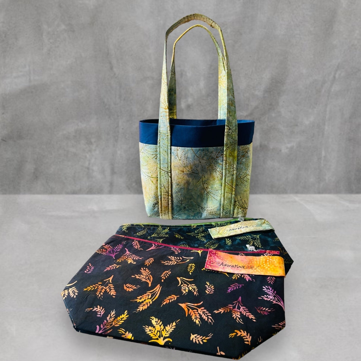 2023 Pigskin Party Fall Wheat Harvest Project Bag - AdoreKnit