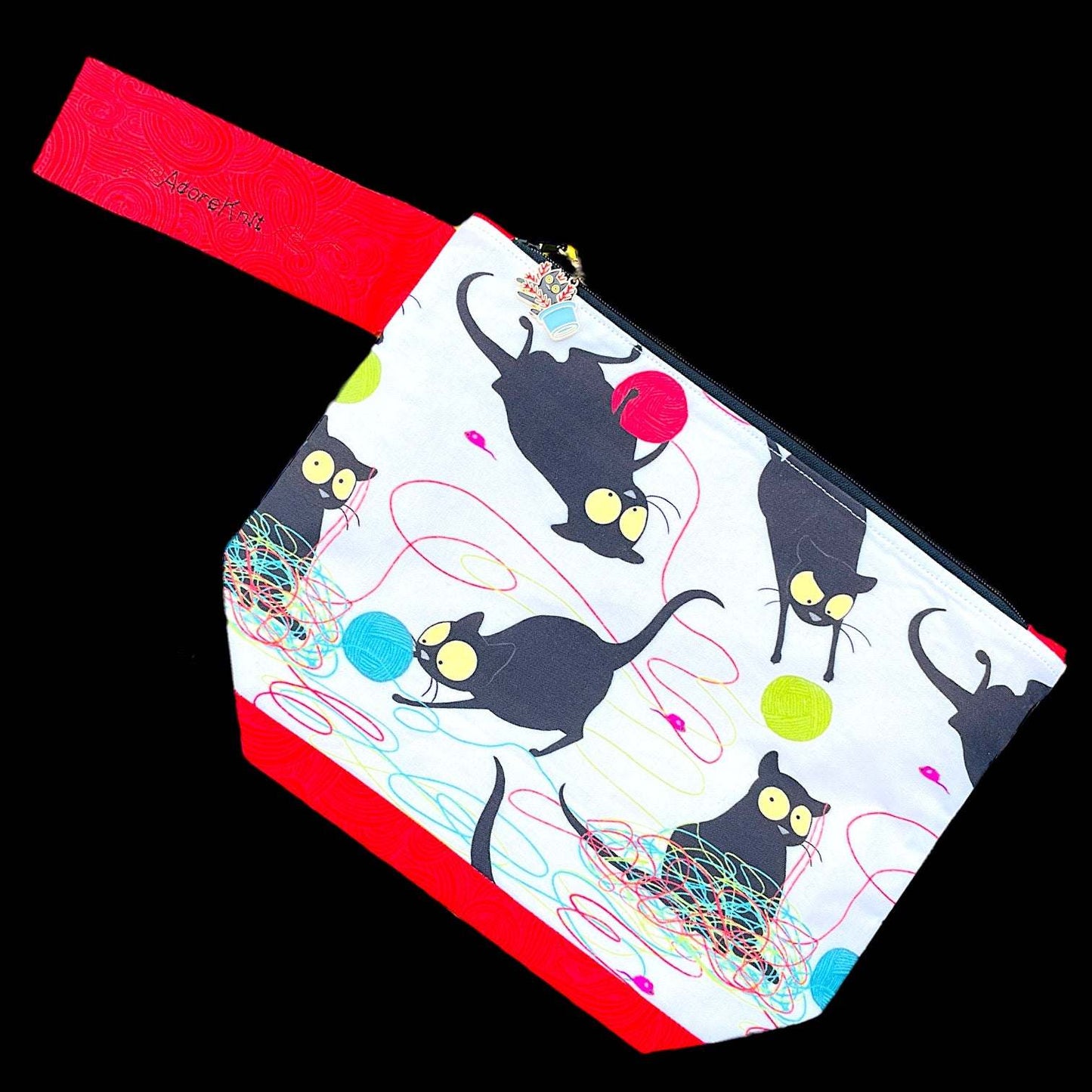 Cat-tastrophe in Every Stitch Project Bag