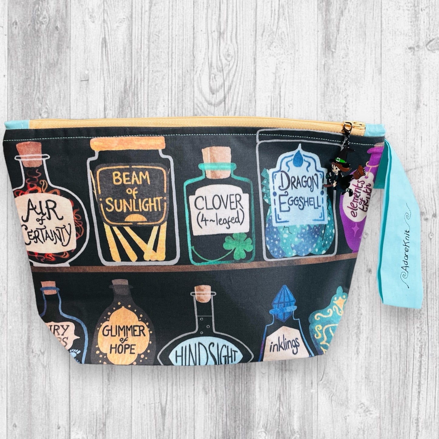 The Witch's Shelf Project Bag - AdoreKnit