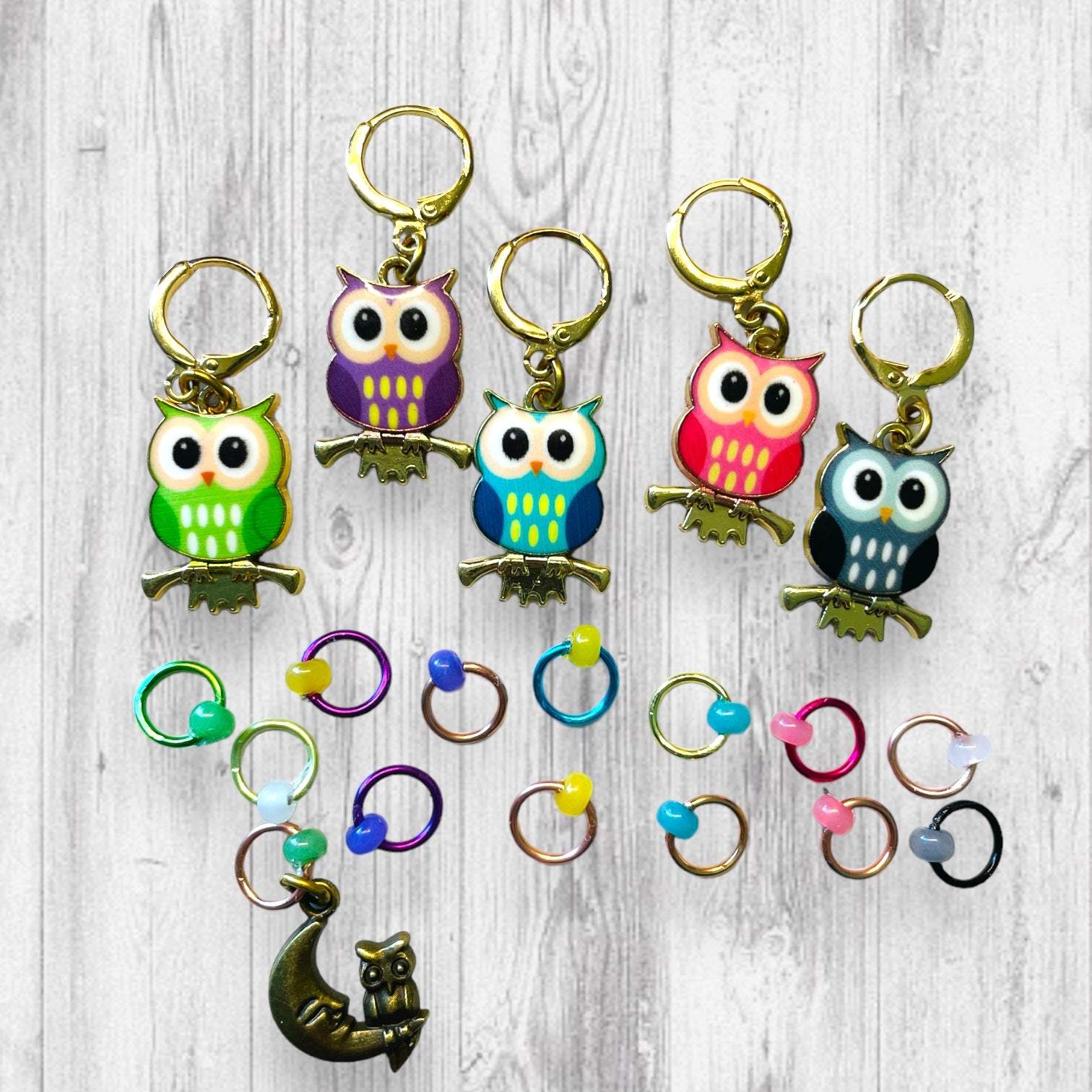 Owl I Do Is Win! Progress Marker Set - AdoreKnit