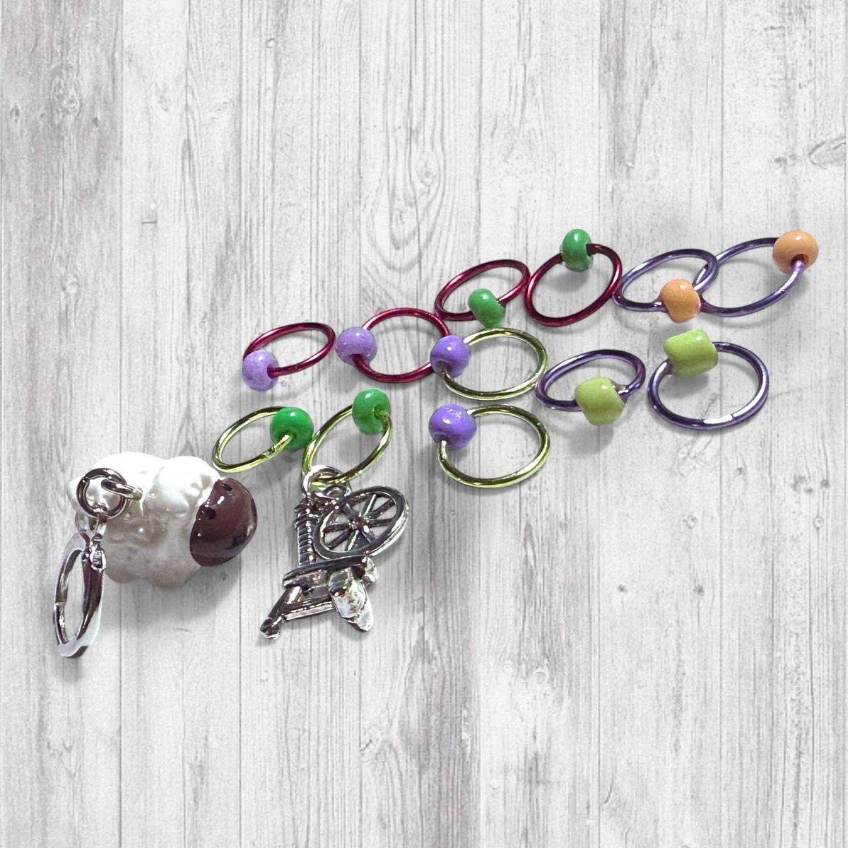 Ewe Made This Happen Progress and Stitch Markers