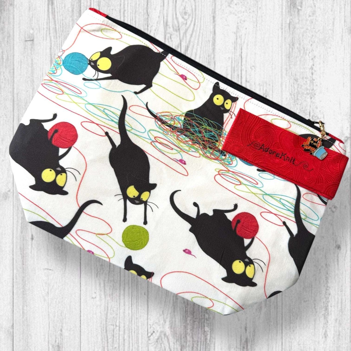Cat-tastrophe in Every Stitch Project Bag