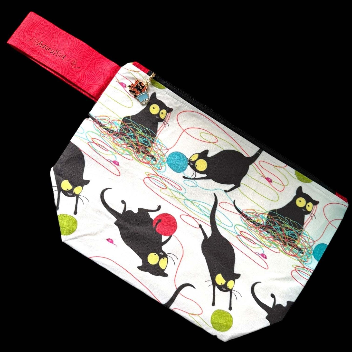 Cat-tastrophe in Every Stitch Project Bag