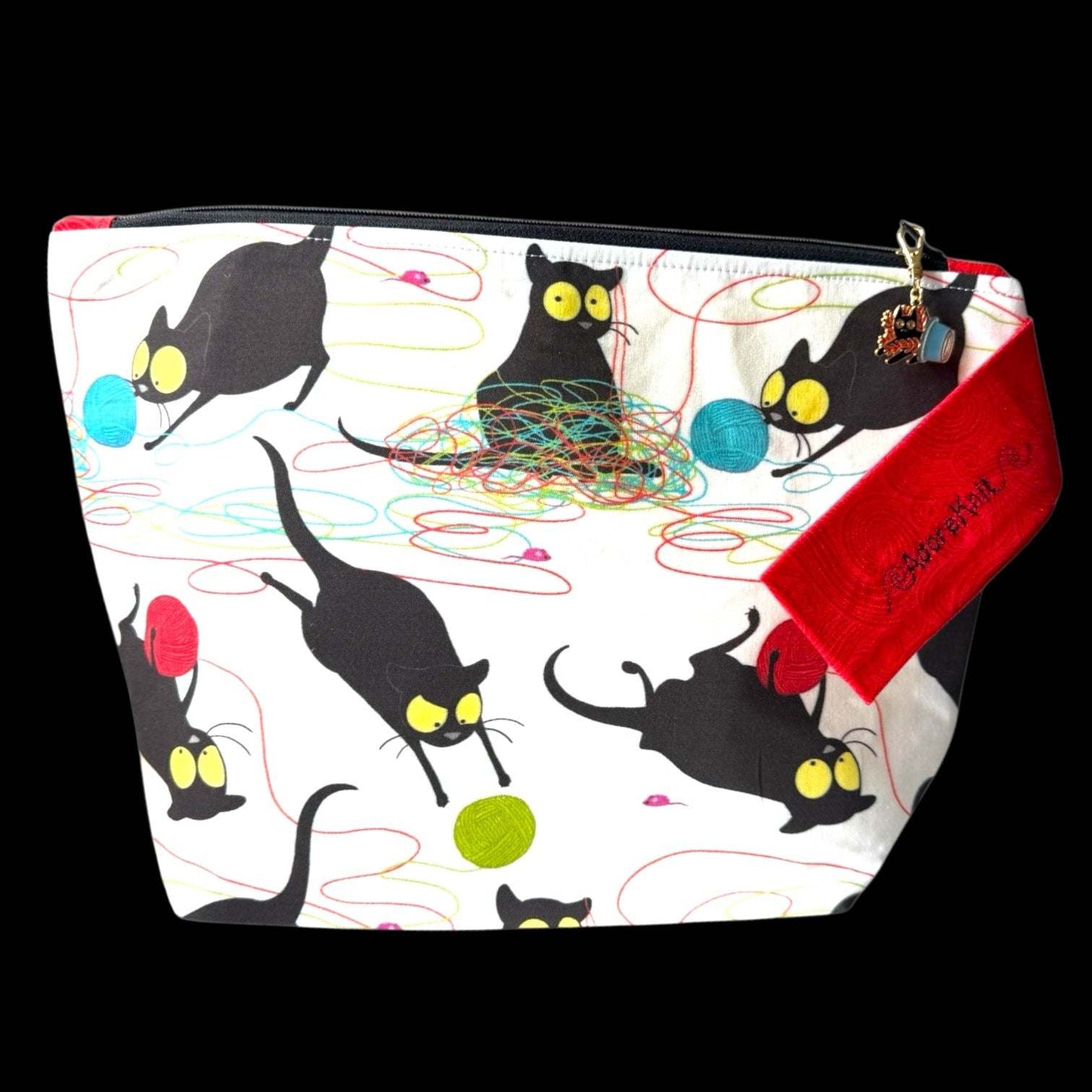 Cat-tastrophe in Every Stitch Project Bag