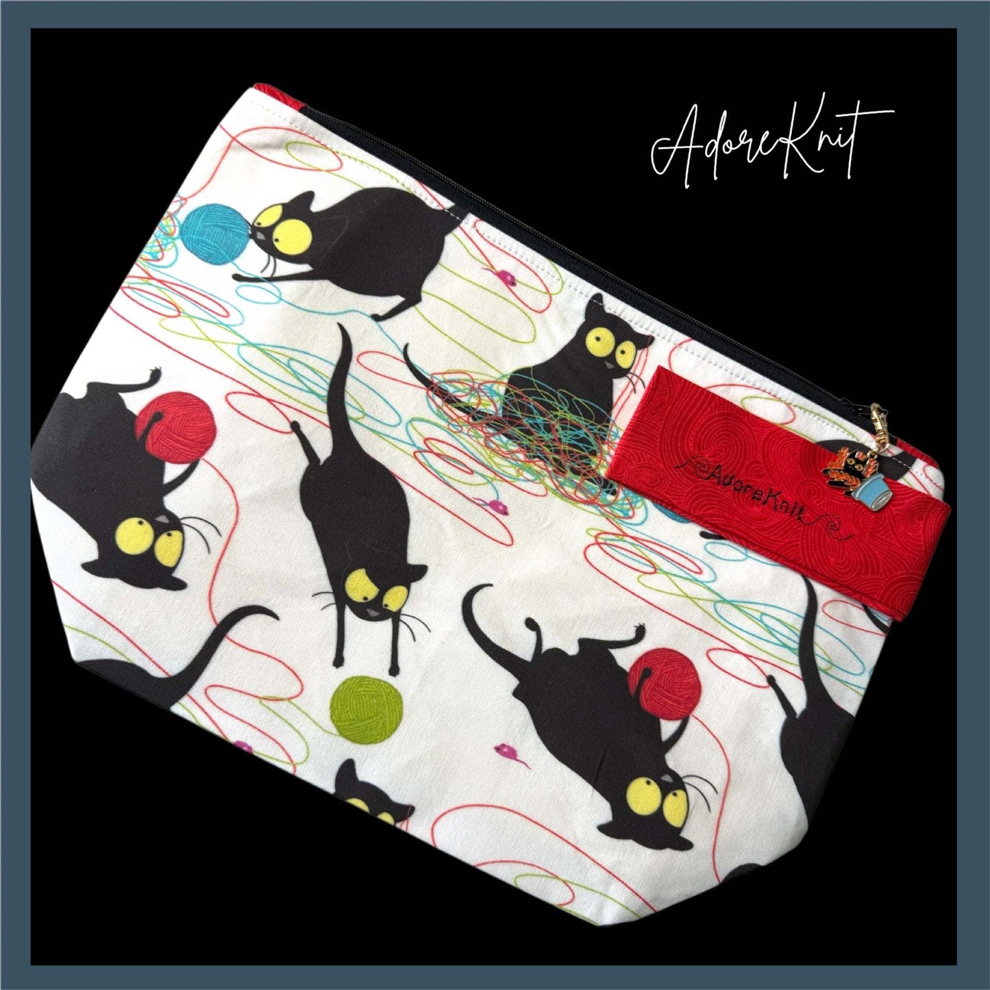 Cat-tastrophe in Every Stitch Project Bag