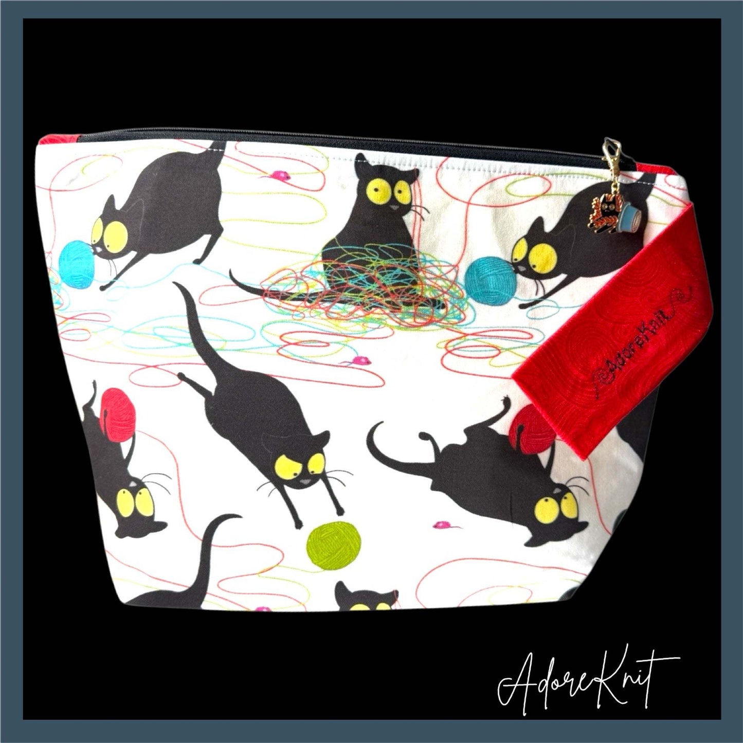 Cat-tastrophe in Every Stitch Project Bag