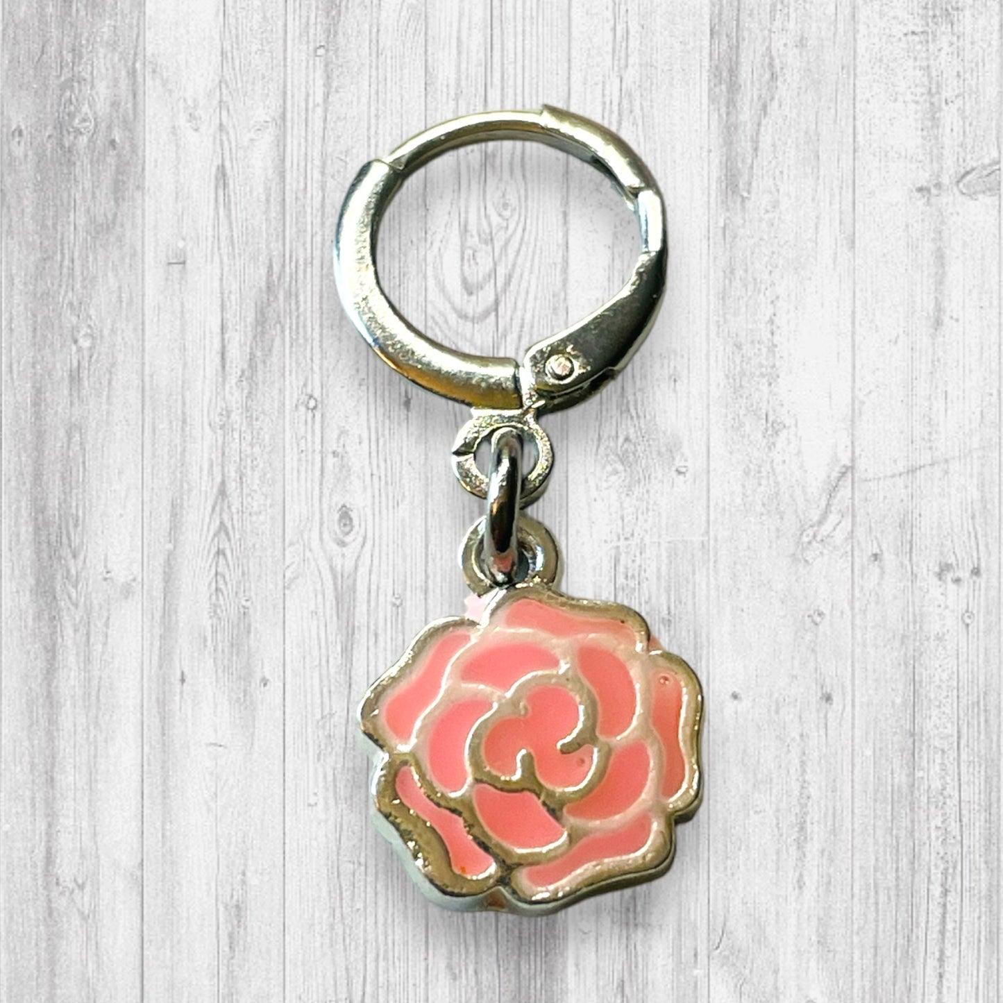Lallybroch Rose Garden Progress and Stitch Markers - AdoreKnit