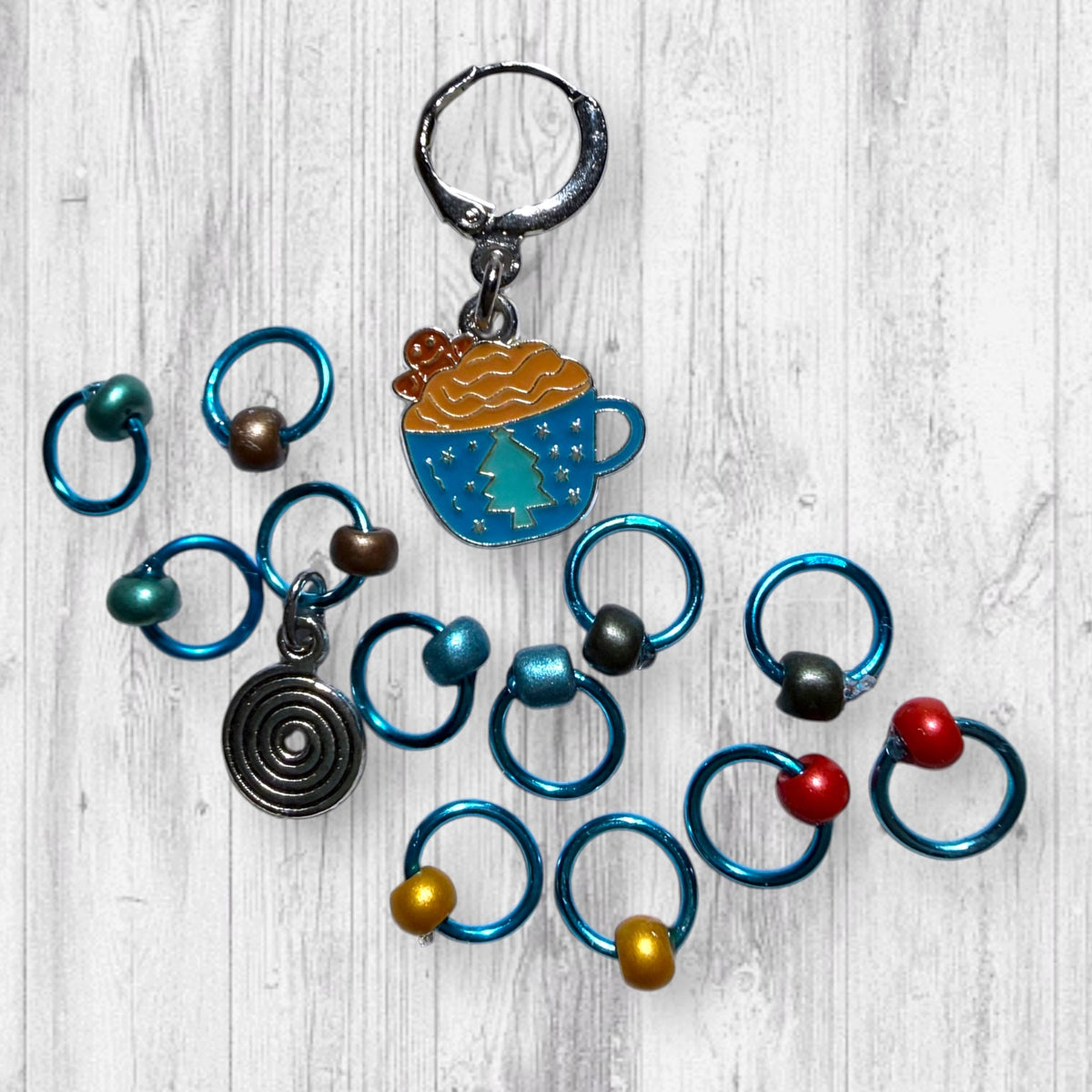 Gingerbread Dunk Progress & Stitch Markers