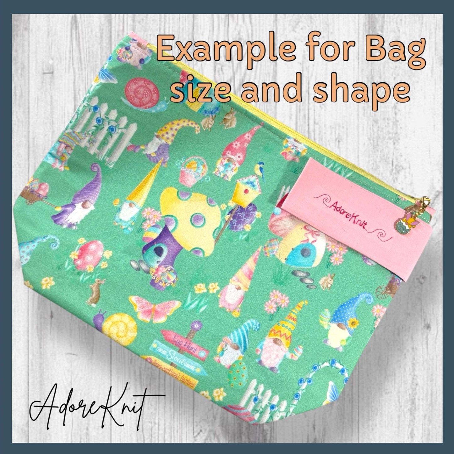 PREORDER Pot of Gold Over the Gnomebow Project Bag