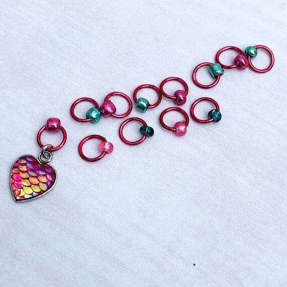 You're Mer-Mazing Progress & Stitch Markers, 2022 Splash Pad Party MDAdoreKnit2022 You're Mer-Mazing Progress & Stitch Markers were the Exclusive marker set for the 2022 DCS Splash Pad Party! Join us as we Knitting-a-long with the Down CelMer-Mazing Progress & Stitch Markers, 2022 Splash Pad Party MD