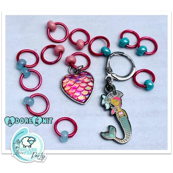 You're Mer-Mazing Progress & Stitch Markers, 2022 Splash Pad Party PirAdoreKnit2022 You're Mer-Mazing Pirate Hat Progress & Stitch Markers were the Exclusive marker set for the 2022 DCS Splash Pad Party! Join us as we Knitting-a-long with tMer-Mazing Progress & Stitch Markers, 2022 Splash Pad Party Pirate Hat