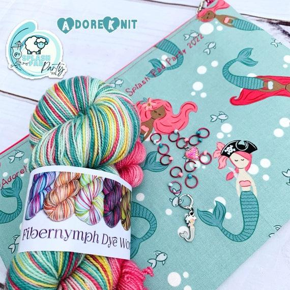 You're Mer-Mazing Progress & Stitch Markers, 2022 Splash Pad Party LGAdoreKnit2022 You're Mer-Mazing Progress & Stitch Markers were the Exclusive marker set for the 2022 DCS Splash Pad Party! Join us as we Knitting-a-long with the Down CelMer-Mazing Progress & Stitch Markers, 2022 Splash Pad Party LG